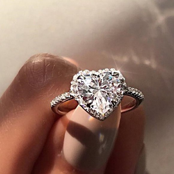 Heart Ring 18K Rose Gold Plated - Picture 3 of 10